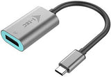I-TEC USB C to Display Port Metal Adapter 1xDP 4K 60Hz Ultra HD compatible with Thunderbolt 3