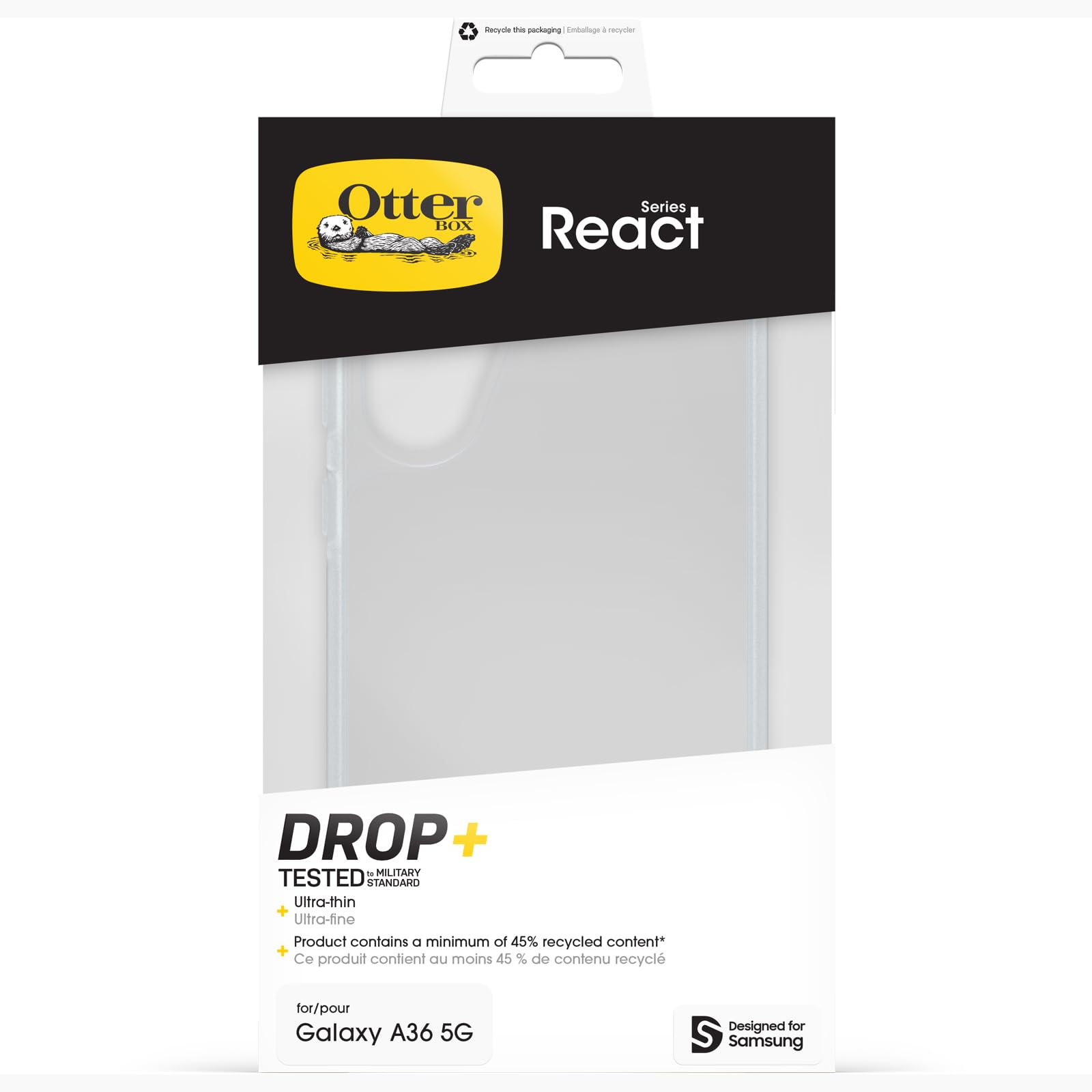 OtterBox React Galaxy A36 5G - clear
