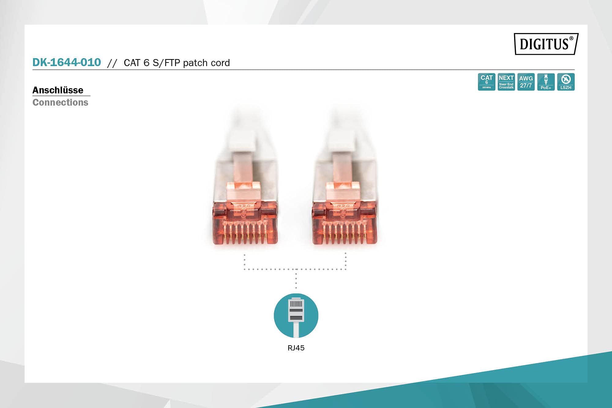Digitus Câble de liaison CAT 6 S/FTP