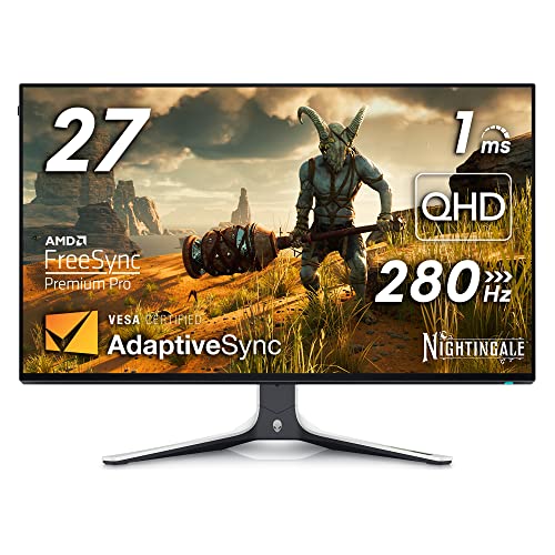 "Alienware AW2723DF 68,6 cm (27"") 2560 x 1440 pixels Quad HD LCD Argent"