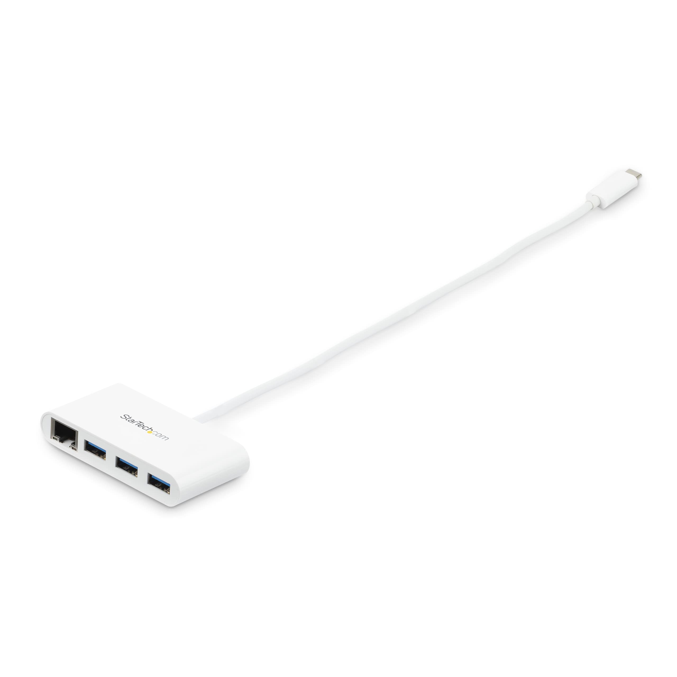 3 Port USB C Hub w/GbE - C to A USB 3.0