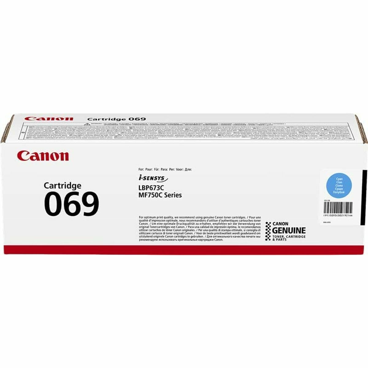 CANON Toner Cartridge 069 Cyan