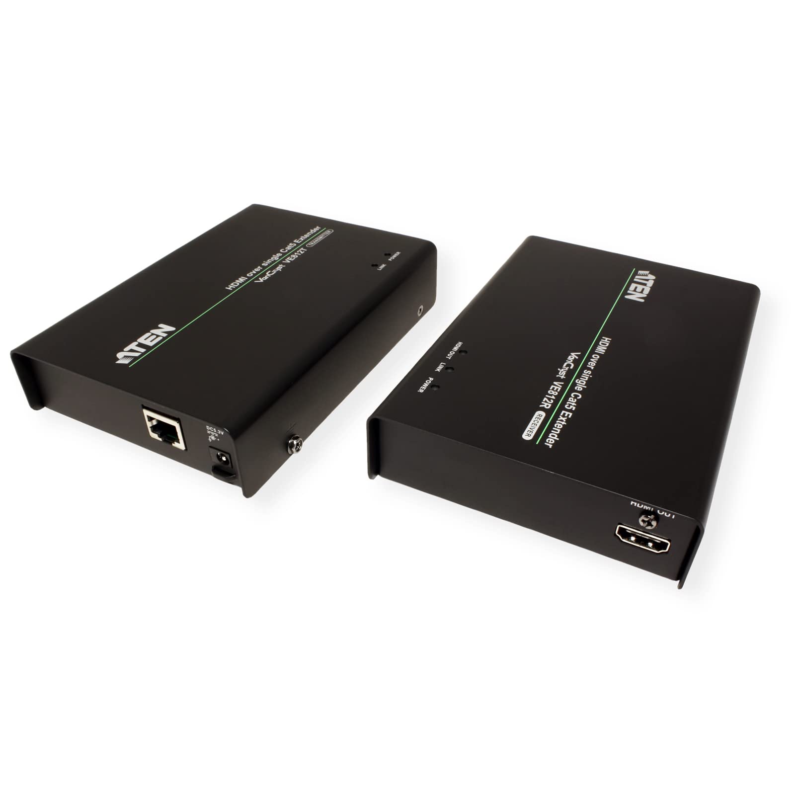 ATEN Extension HDBaseT HDMI (4K@100m) - (HDBaseT Classe A) - 4096 x 2160 pixels - Émetteur et récepteur AV - 100 m - Avec fil - Compatibilité 3D - HDCP