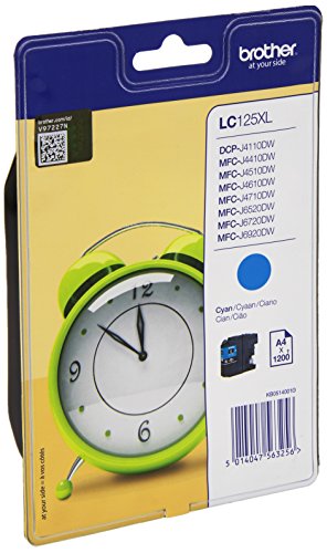 Cartouche BROTHER LC125XLC - Cyan