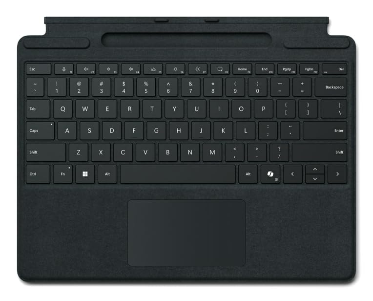 MICROSOFT Surface Pro9/10 Typecover with Slim Pen Storage COMM black Germany