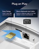 Cudy LT700 routeur sans fil Gigabit Ethernet Bi-bande (2,4 GHz / 5 GHz) 4G Blanc