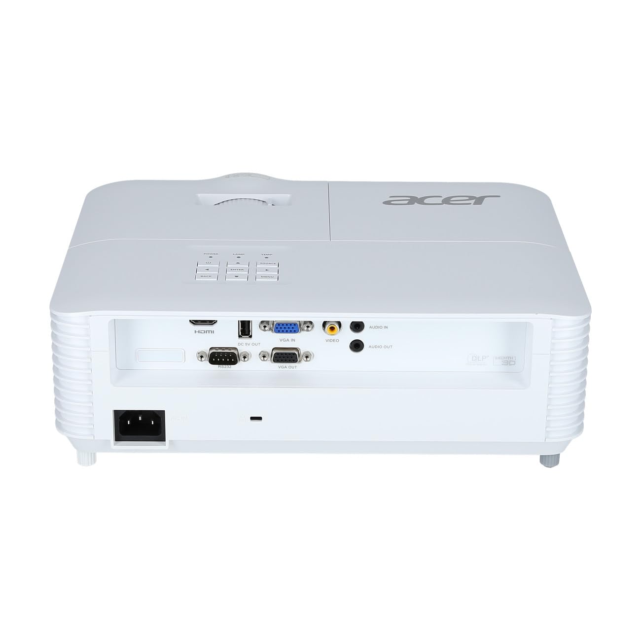 ACER S1386WH - WXGA 1280 x 800 - 3600 ANSI Lumens - 20000:1 - 0.52 87inch - 98cm - 16W Speaker x 1 - 3 ans RA