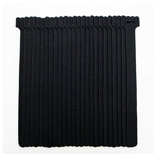 Lien auto-agrippant - 50 pcs - 210 x 16 mm - noir