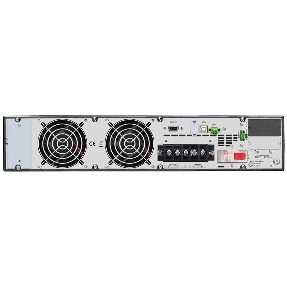 APC Easy UPS SRV SRV10KRILRK UPS Rack AC 220-240V 10000Watt 10000VA 1-phase USB RS-232 oc 1 2U with Rail Kit External Battery Pack