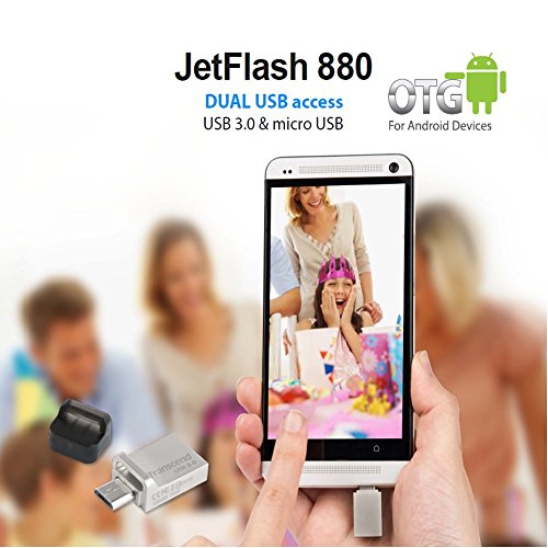 TRANSCEND 32Go Clé USB 3.1 Gen 1 - Argentée