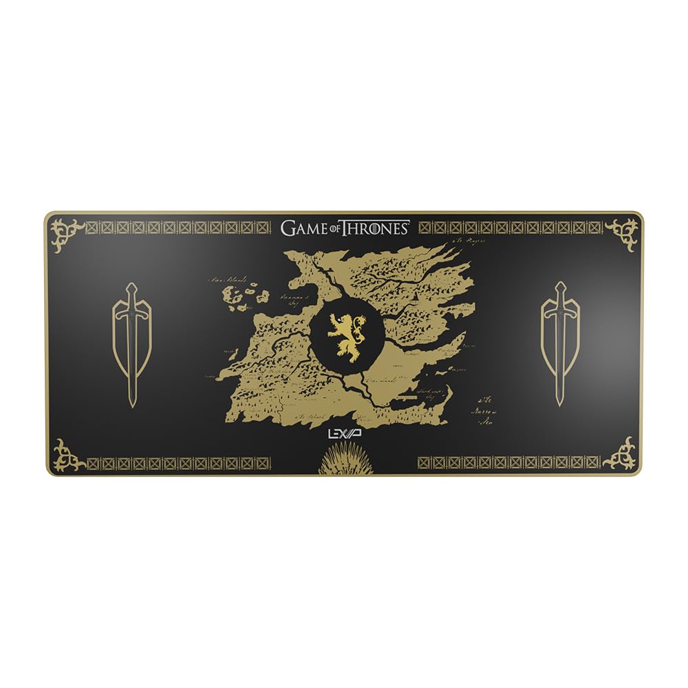LEXIP X TSUME - GAME OF THRONES LANNISTER MOUSE PAD XXL BLACK