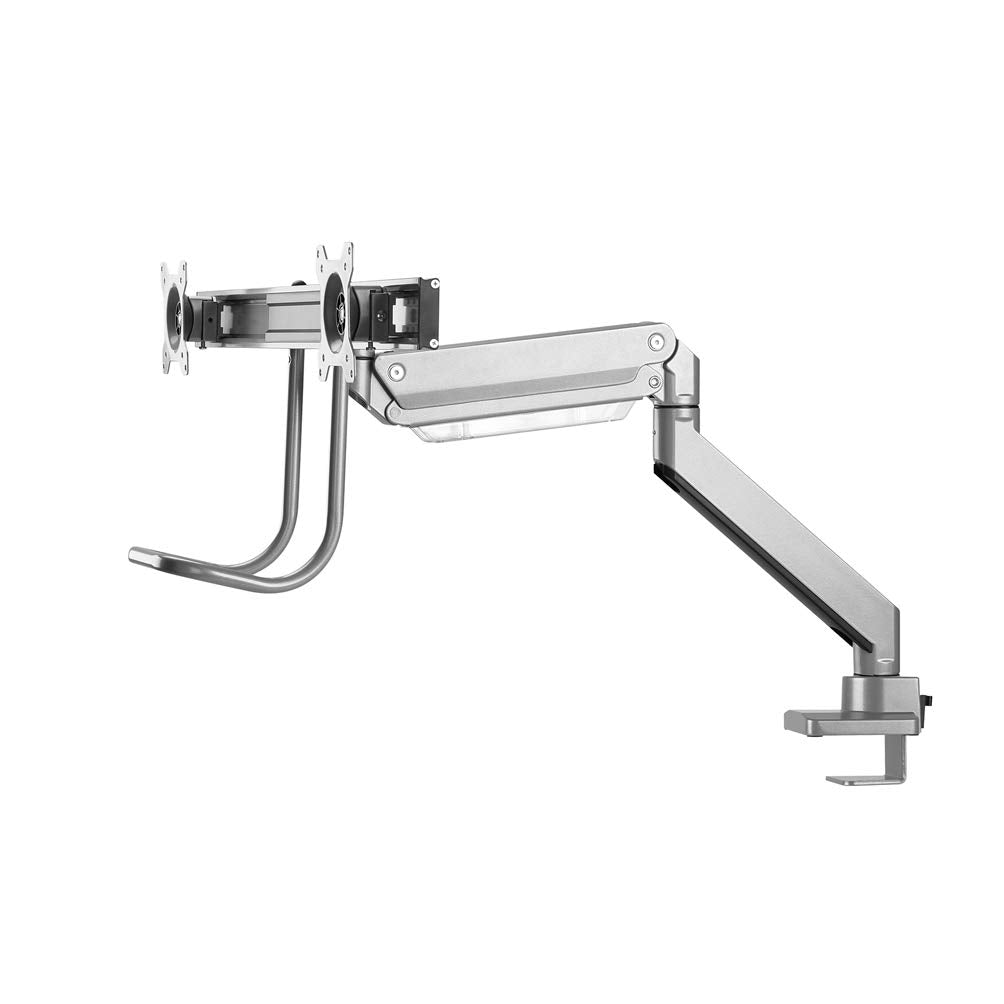 NEOMOUNTS NM-D775DXSILVER Support décran à fixer 10-32p - ressort à gaz - Topfix - arrêt 180