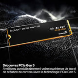 WD Black 1To SN8100 PCIe 5.0x4 NVMe M.2 SSD