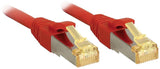 LINDY Cat.7 Patch Cable S/FTP PIMF LSOH Red 15m