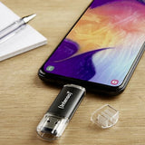 INTENSO Clé USB  3.2 Twist Line - 128 Go Type-C et Type-A