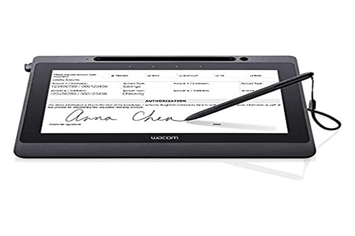 WACOM Tablette de signature avec écran LCD à stylet - USB - (Sans logiciel)