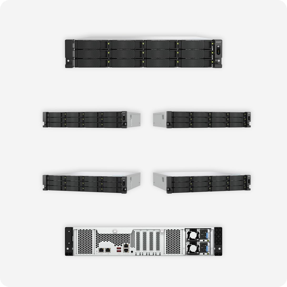 2U 12-bay 3.5" SATA HDD NAS AMD Ryzen 5
