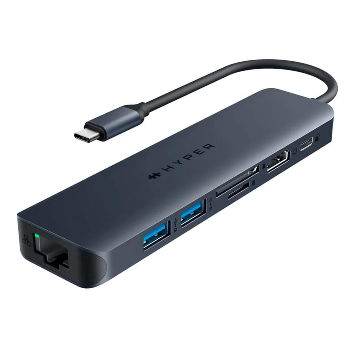 TARGUS HyperDrive EcoSmart Gen.2 Universal USB-C 7-in-1 Hub w 100 W PD Power Pass-thru