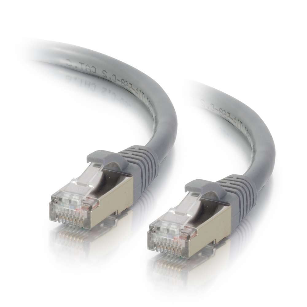 Cat6a Shielded Patch 0.5m Grey