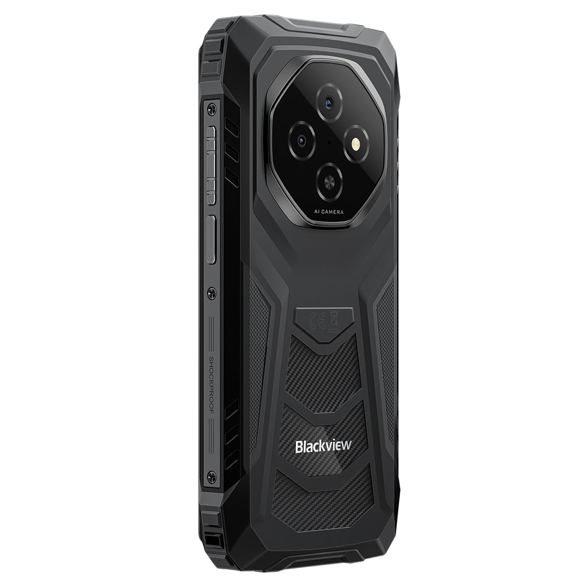 Blackview FORT 1 (6.56'' -  NFC - 256 Go, 6 Go de RAM - 10000mAh) Noir