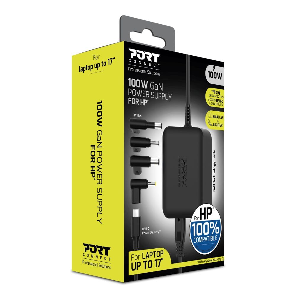 PORT DESIGNS Power Supply GaN 65W - HP - EU