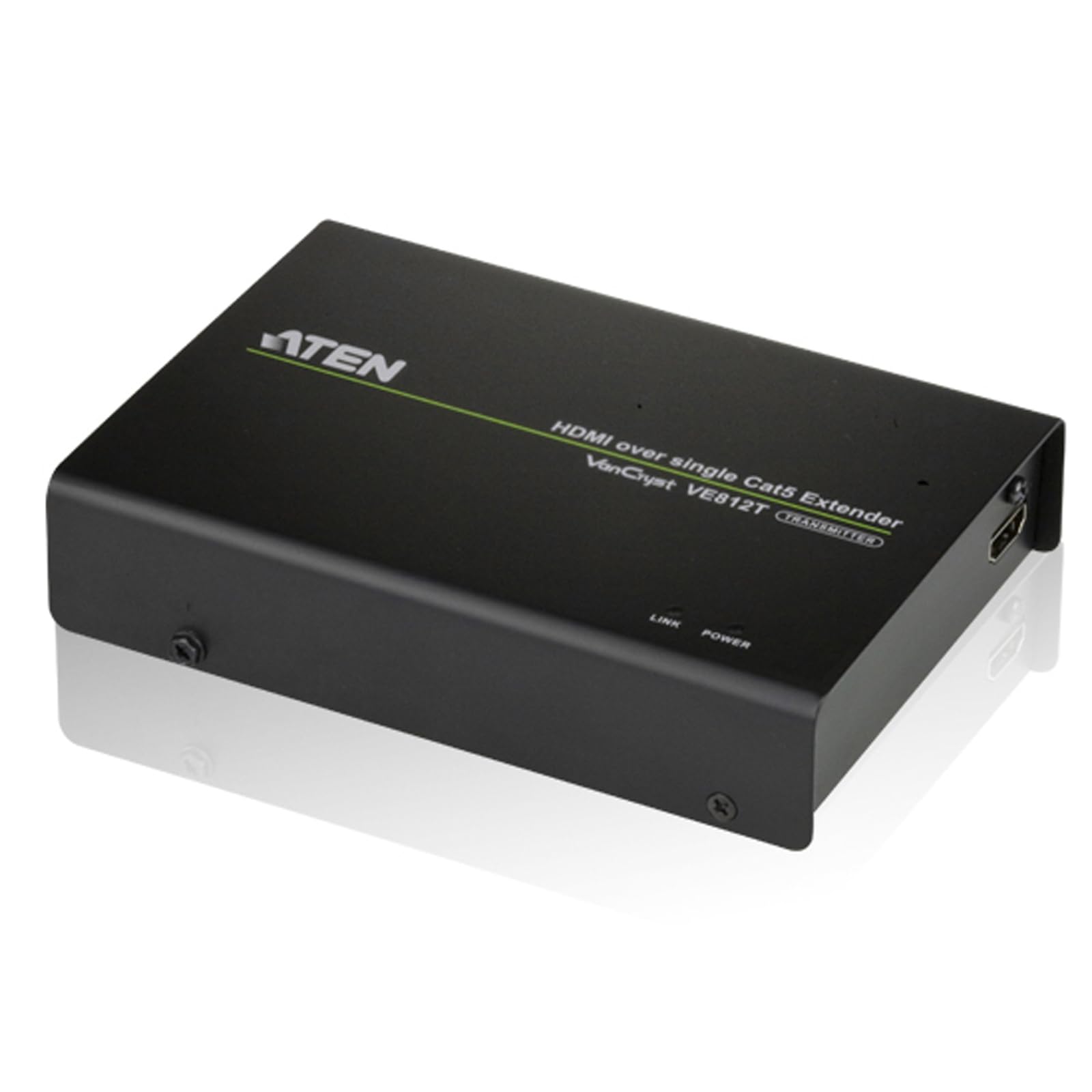 ATEN VE812T Émetteur et récepteur AV Noir