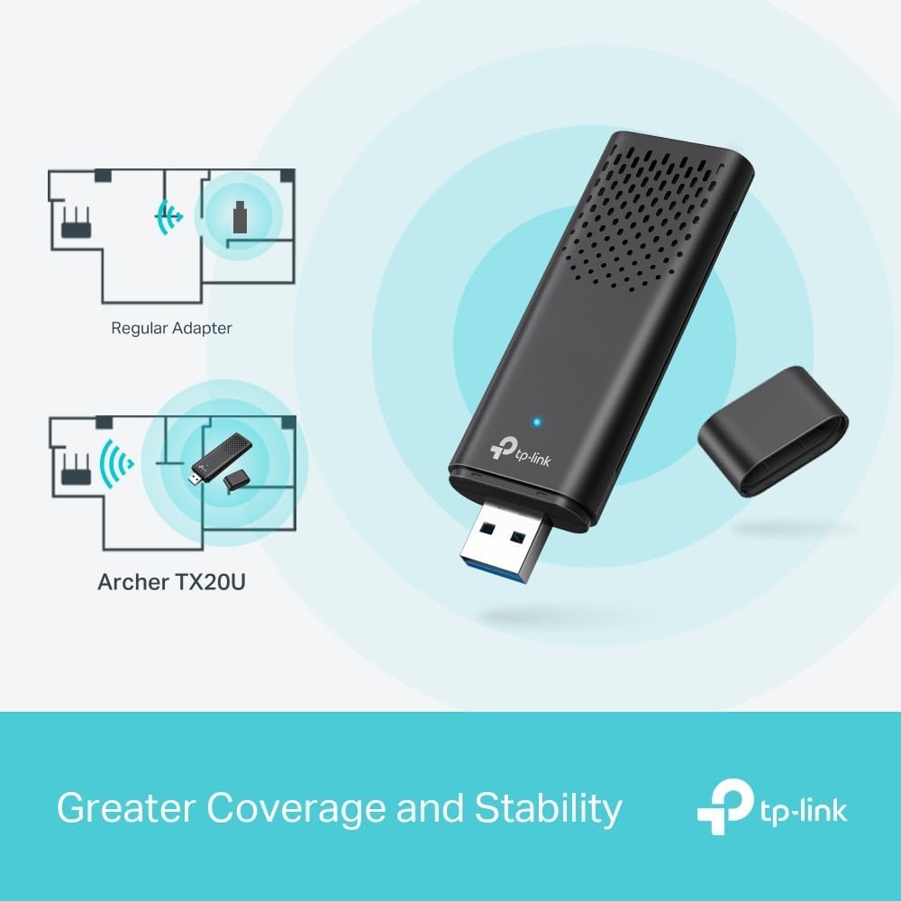 TP-LINK AX1800 Dual Band Wi-Fi 6 USB Adapter