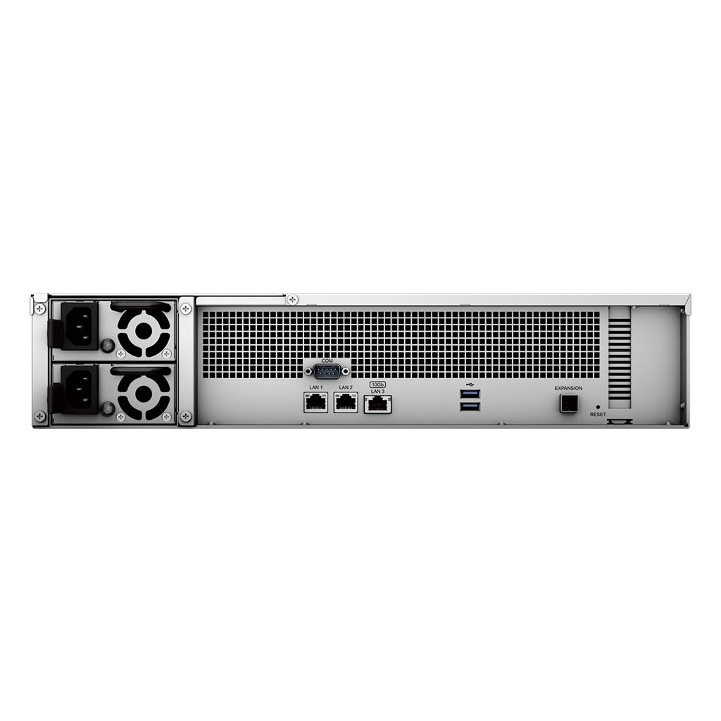 SYNOLOGY RS2423+ 12-BAY Rackstation AMD Ryzen Embedded V1780B QUAD CORE 8Go RAM HDD/SSD Only