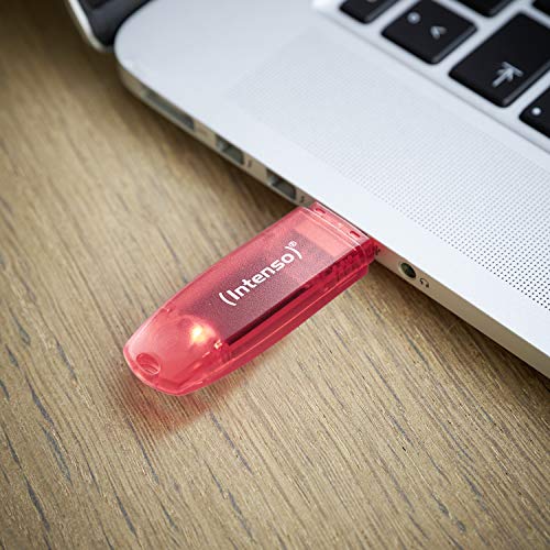 INTENSO Clé USB 2.0 Rainbow Line - 128 Go Rouge