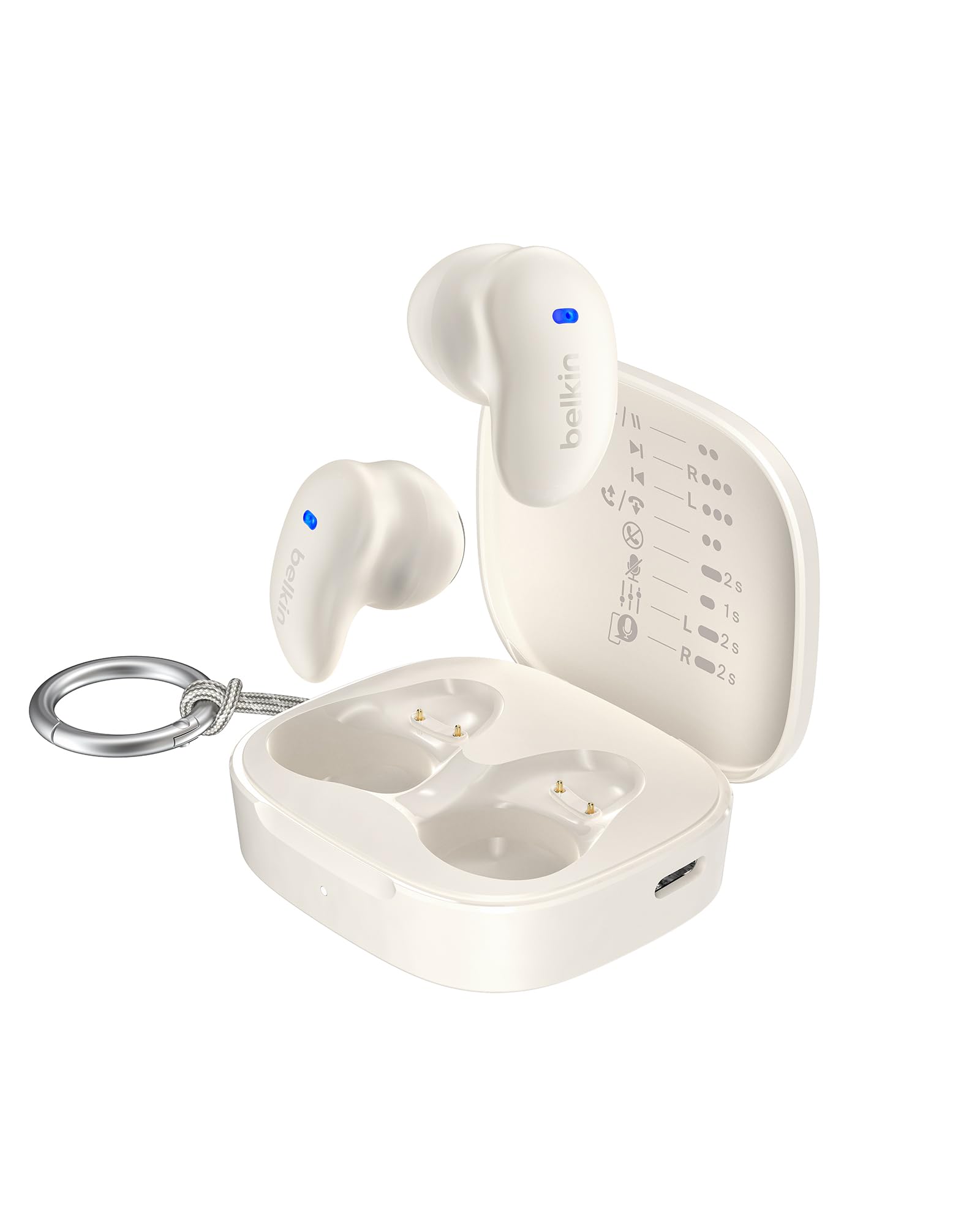 BELKIN SoundForm Anywhere True Wireless Earbuds Cream