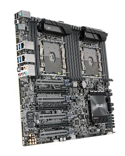 ASUS WS C621E SAGE BMC LGA 3647 Workstation Board Intel C621 with quad-strength graphics support and 12 DDR4 memory slots