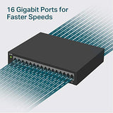 TP-LINK TL-SG116E SWITCH METAL 16 Ports GIGABIT IGMP+VLAN+QoS