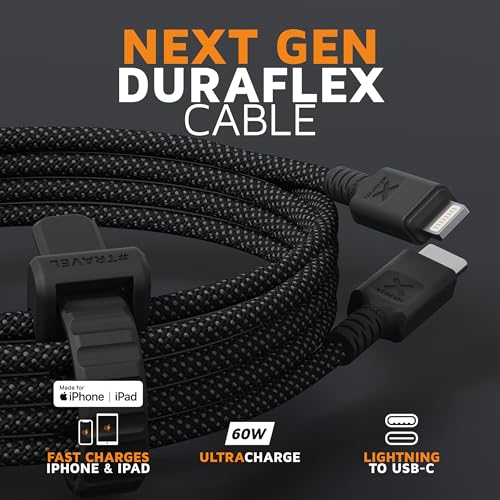 XTorm Cordon USB Type-C vers Lightning Next Gen 1,5 m, noir