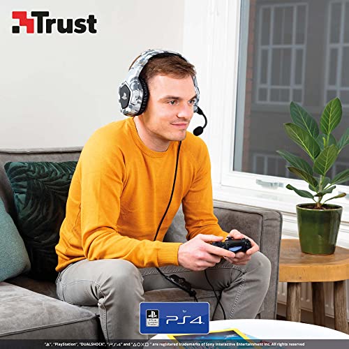 TRUST Casque gaming FORZE pour PS5/PS4 license officielle - Grey