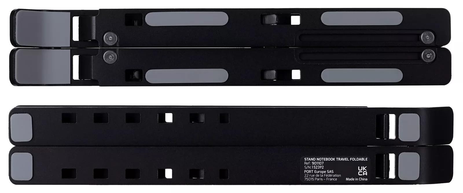 PORT DESIGNS Travel Foldable Ergonomic Notebook Stand for notebooks from 10p to 15.6p