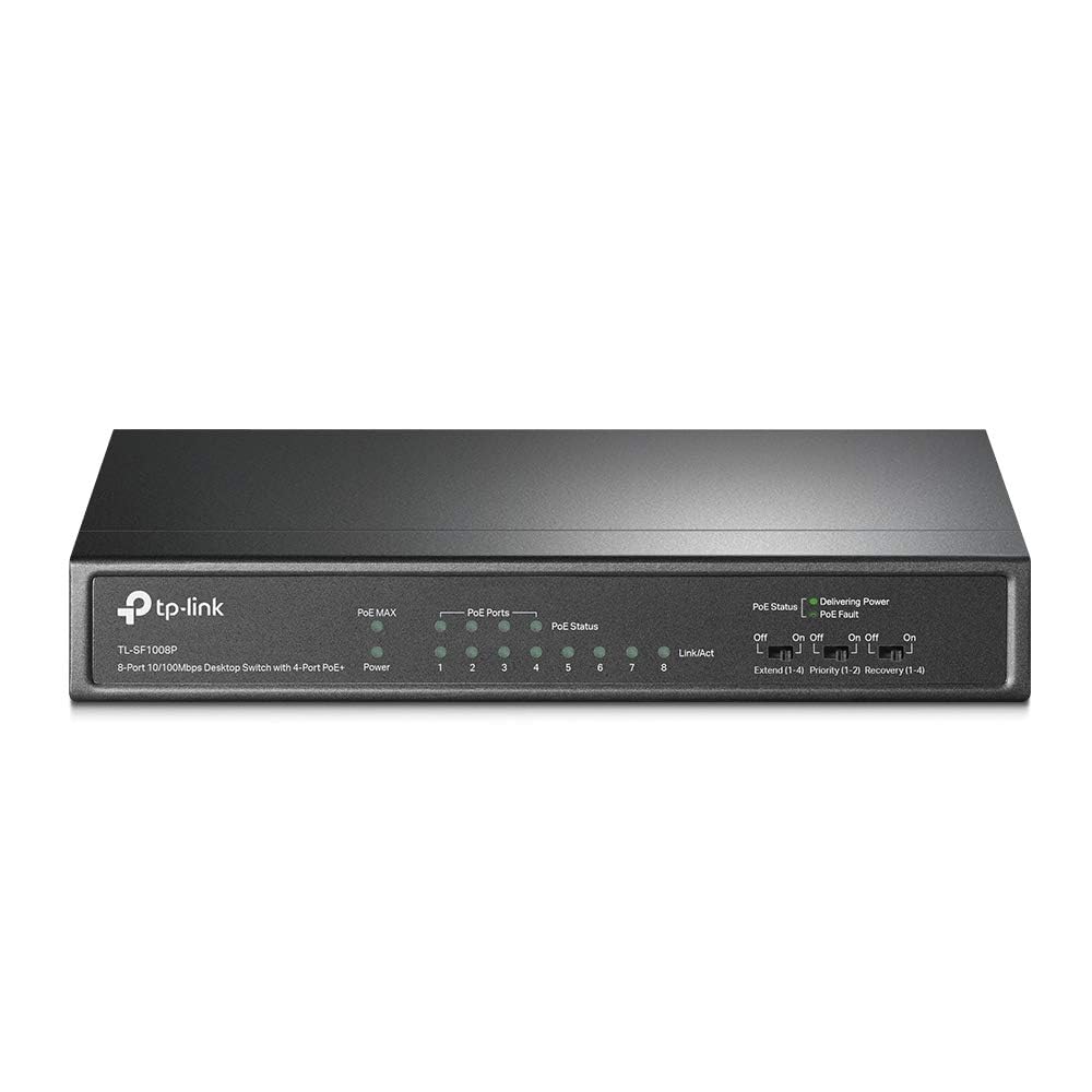 8 port 10/100M PoE Switch