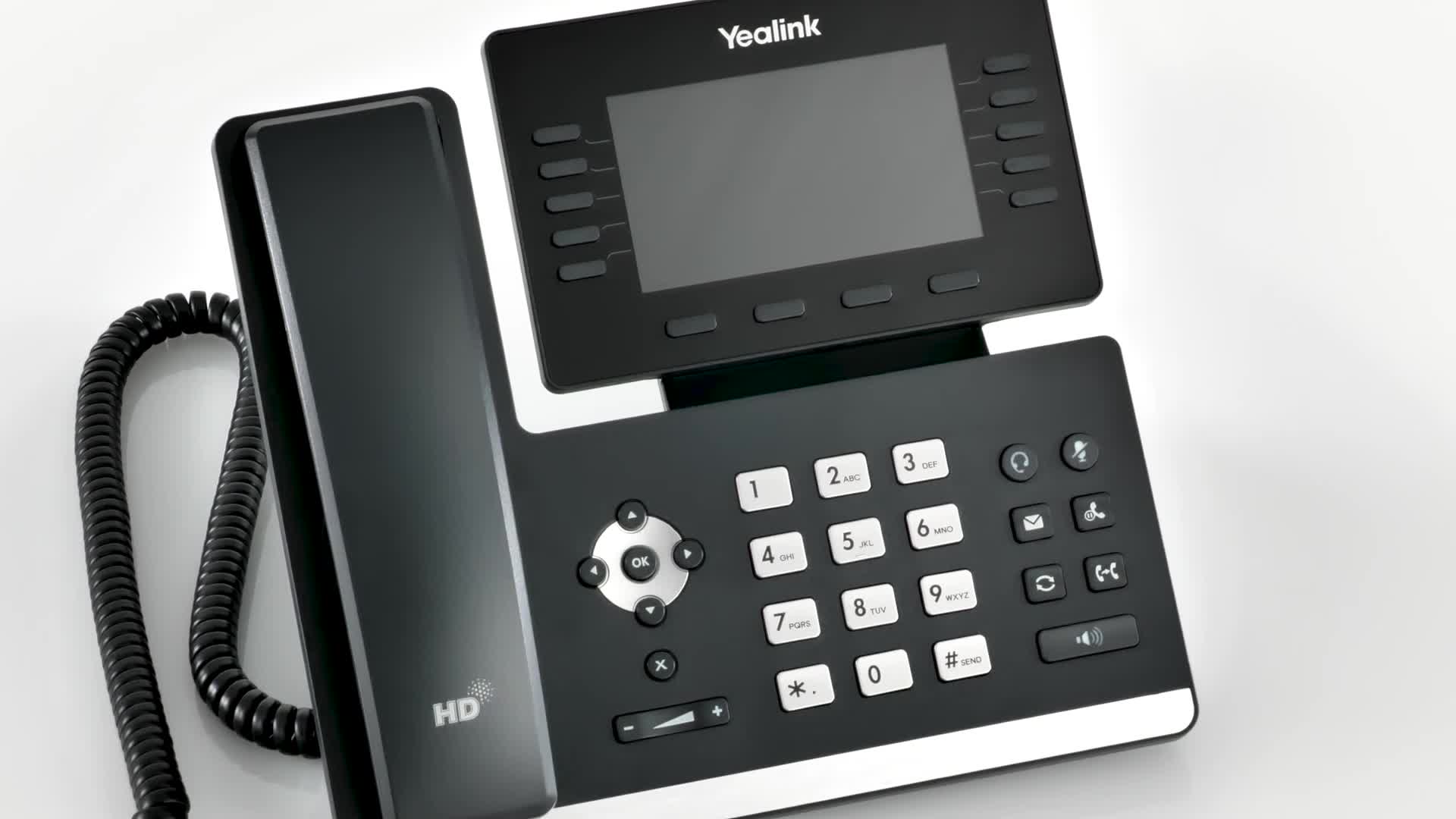 Yealink SIP-T54W téléphone fixe Noir 10 lignes LCD Wifi