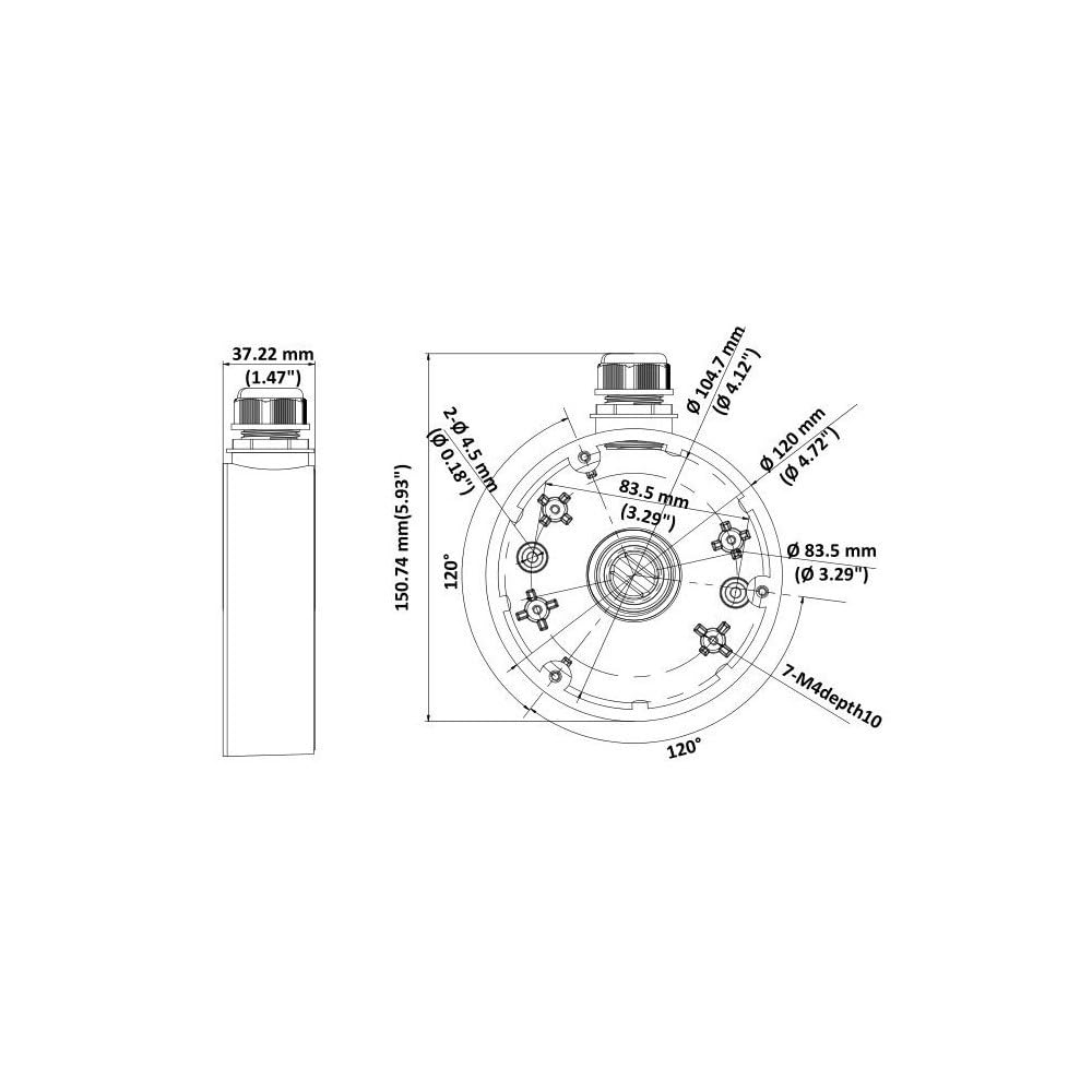 Hikvision DS-1280ZJ-DM46 Junction box