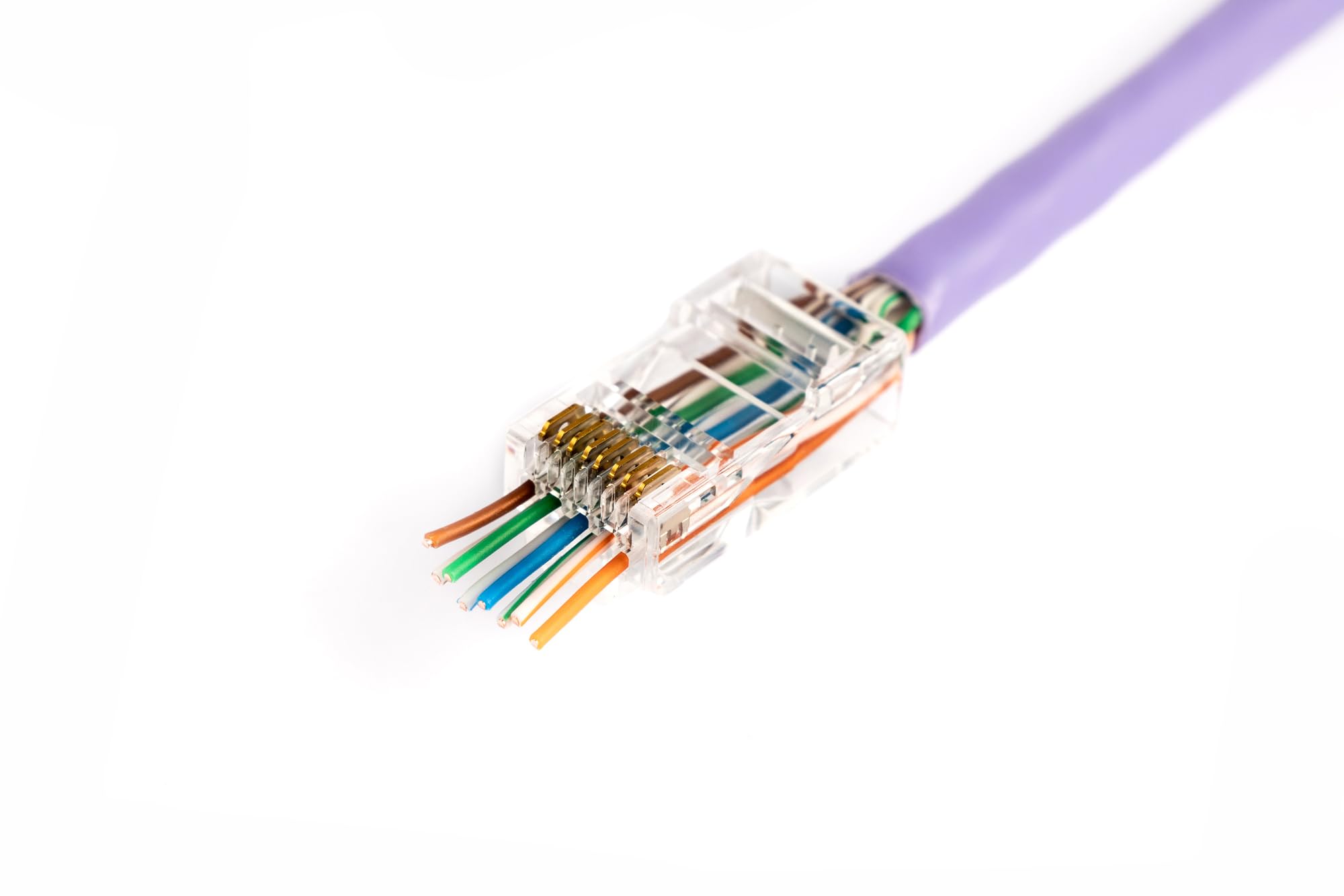 Digitus X-ML-6U-EZ connecteur de fils RJ45 Transparent