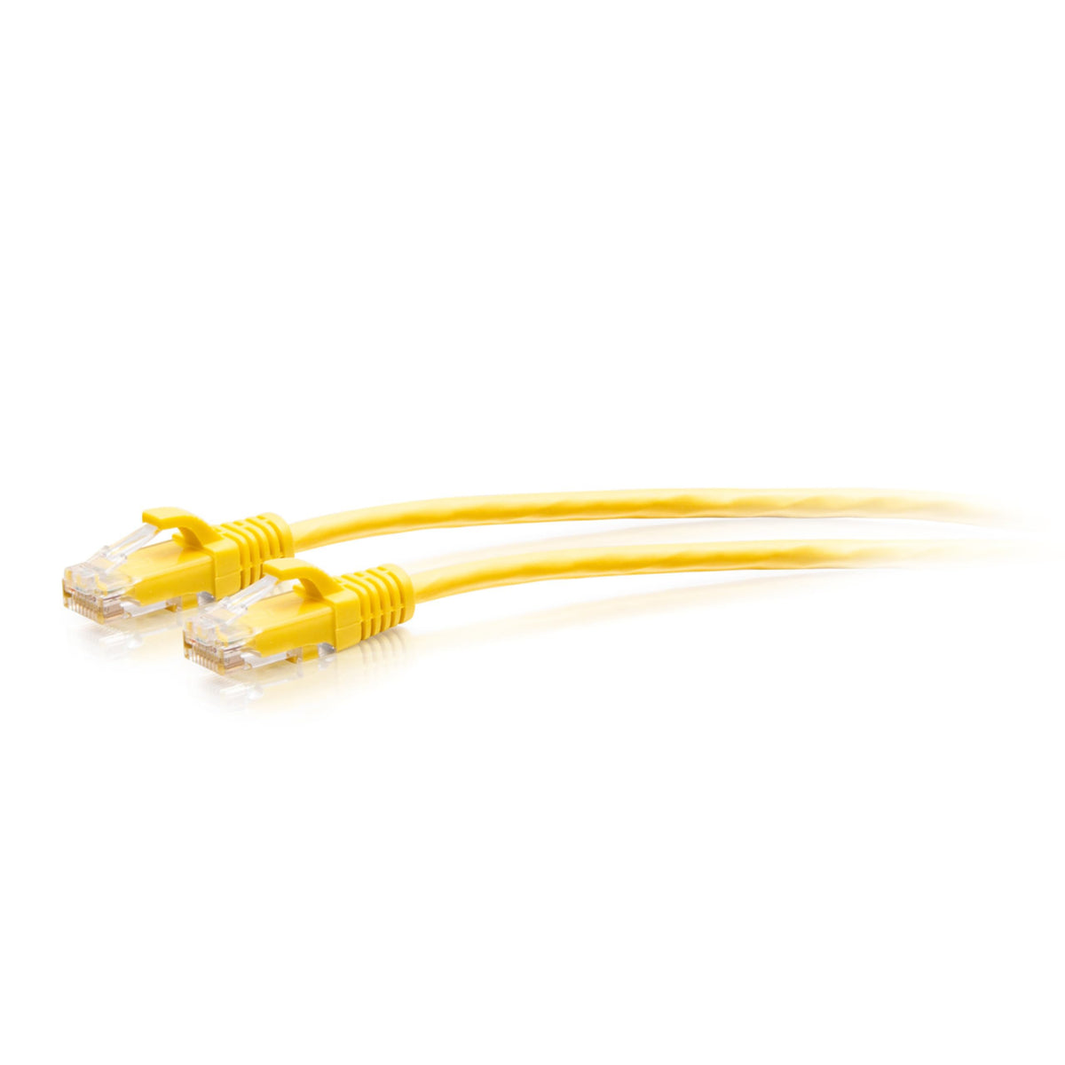 7FT/2.1M CAT6A SLIM PATCH 28AWG YELLOW