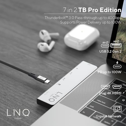 LINQ Hub multiport LQ48012 HDMI, Thunderbolt for MacBook