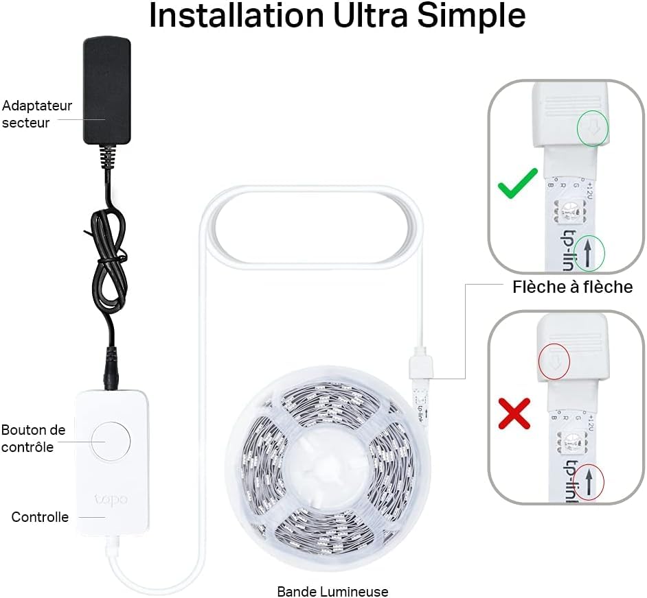 TP-LINK L900-5 Tapo Smart LED Light Strip Multicolour 5m