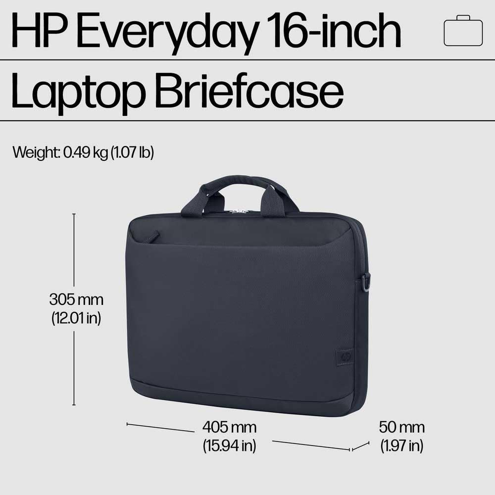 HP Everyday 16 Odyssey Gray Laptop Briefcase SmartBuy
