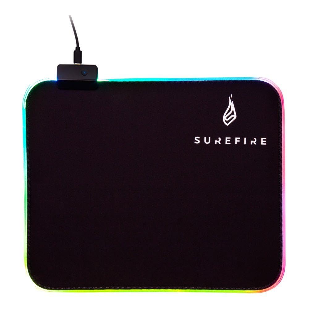 VERBATIM SUREFIRE SILENT FLIGHT RGB-320 GAMING MOUSE PAD WCF (P)