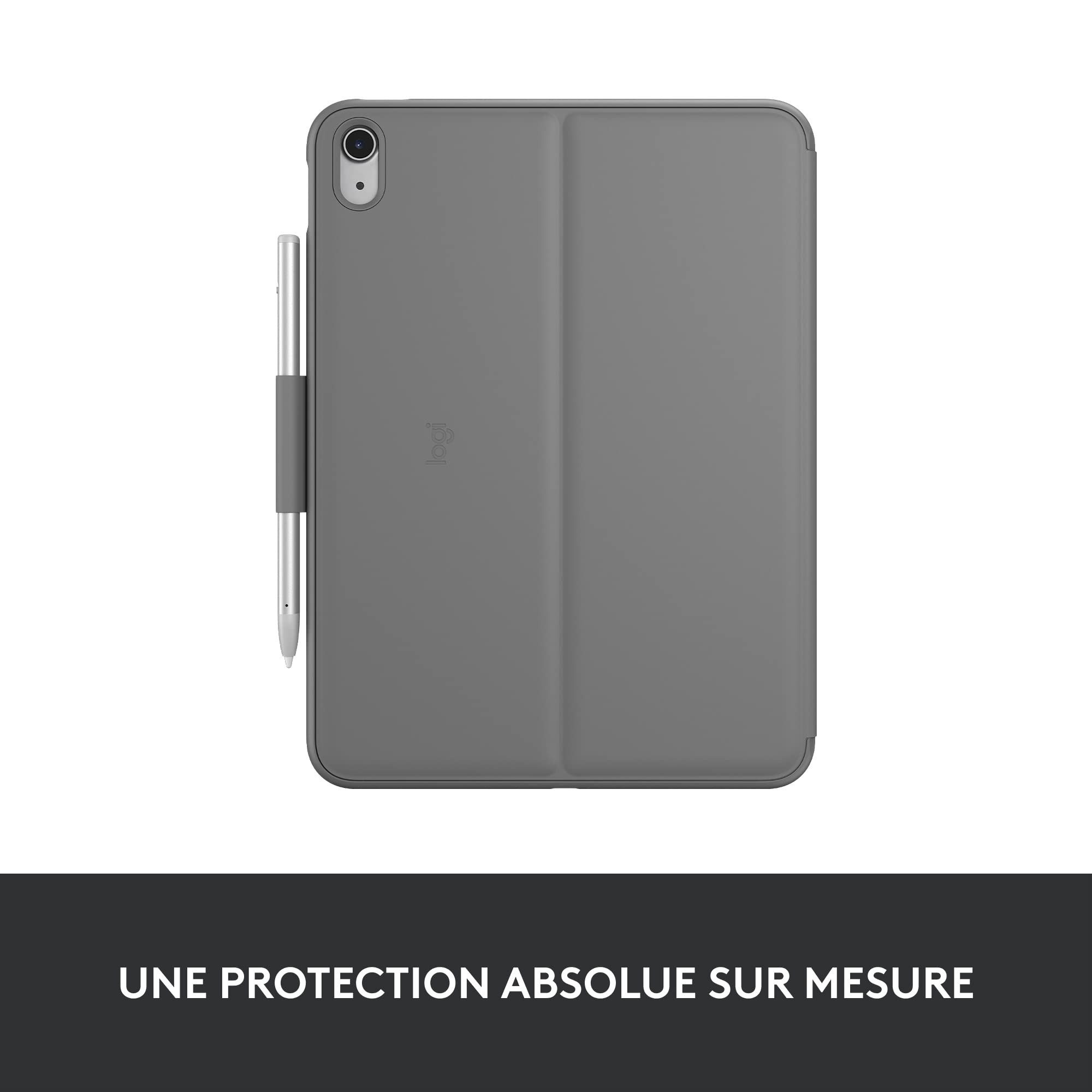 LOGITECH Slim Folio for iPad 10th gen - GREY - (FR) - CENTRAL