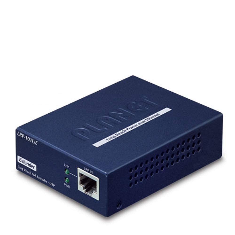 PLANET LRP-101U-KIT prolongateur réseau Émetteur et récepteur réseau Bleu 10, 100 Mbit/s
