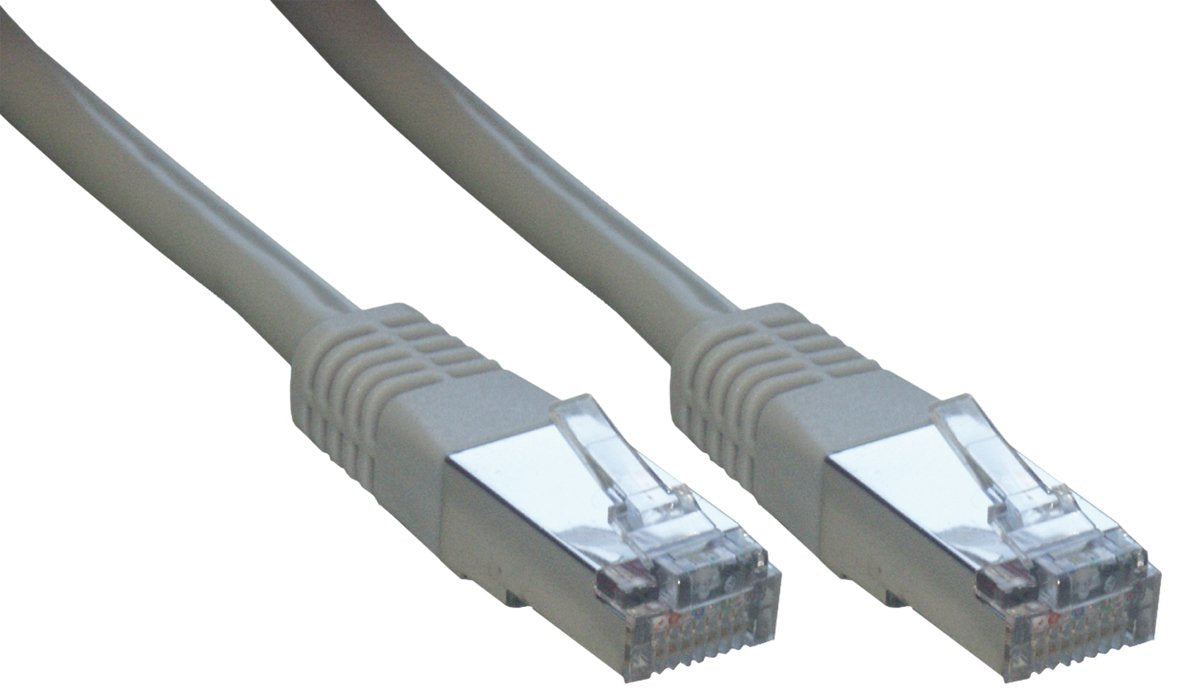 MCL Cordon de brassage RJ45 CAT 5e F/UTP - 3m Gris