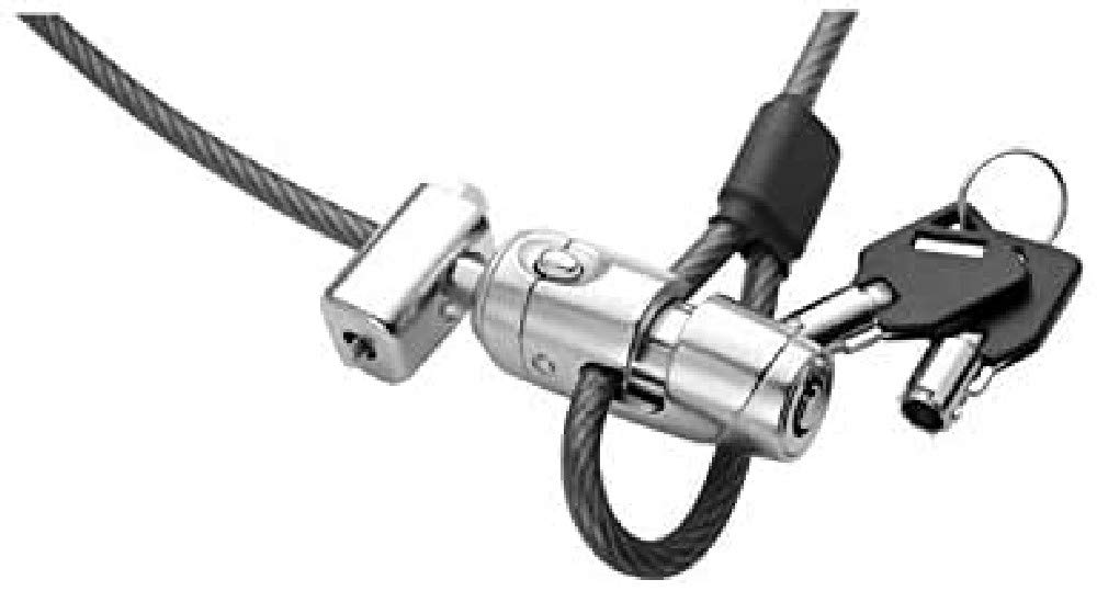 Dacomex câble antivol Clip-Câble à clé avec attache vis sécurisée