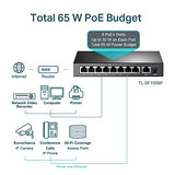 TP-LINK TL-SF1009P SWITCH 9 PORTS 10/100 dont 8 PoE+ 65W