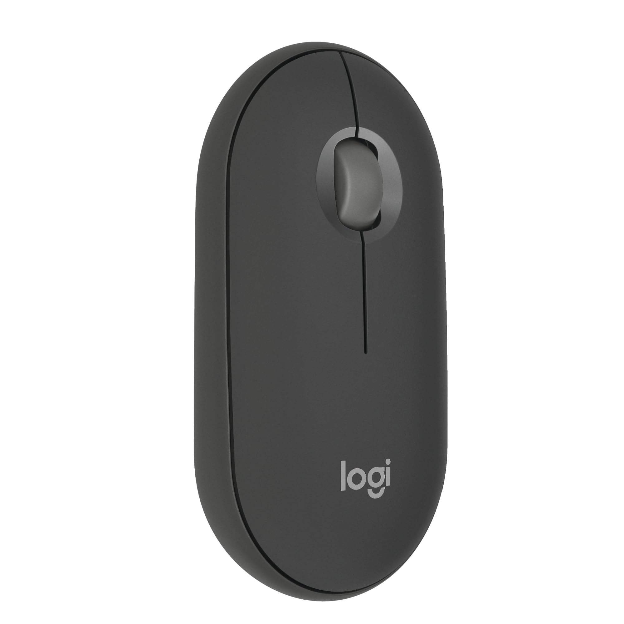 LOGITECH Pebble Mouse 2 M350s Mouse optical 3 buttons wireless Bluetooth 5.2 LE tonal graphite
